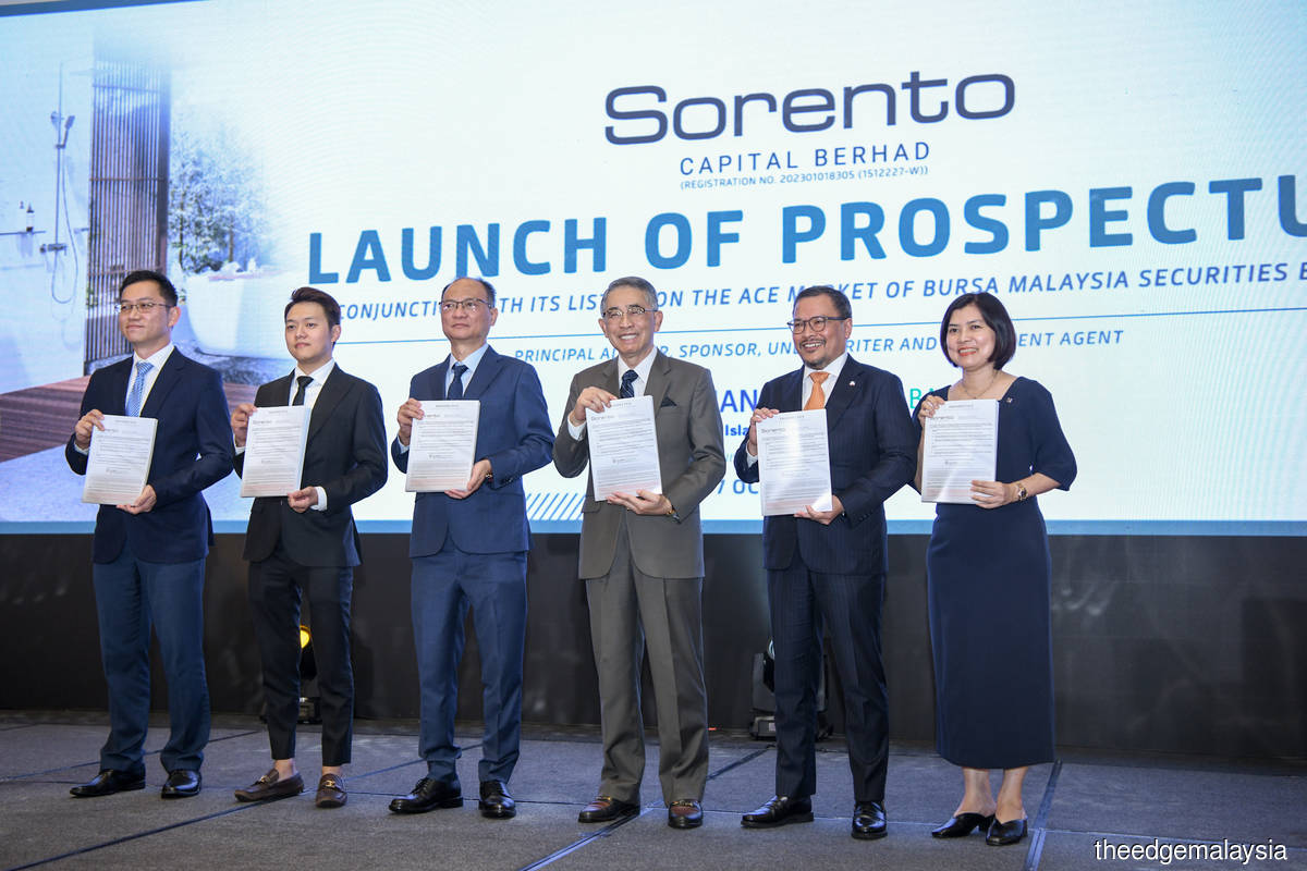 Ace Market Bound Sorento Capital Sets Ipo At Sen A Share To Raise Up